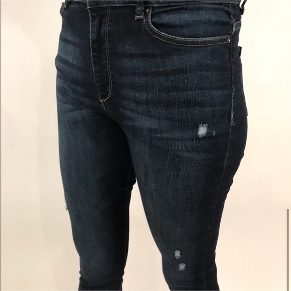 DL1961 dark wash Chrissy Trim tone skinny jean - Picture 5 of 5